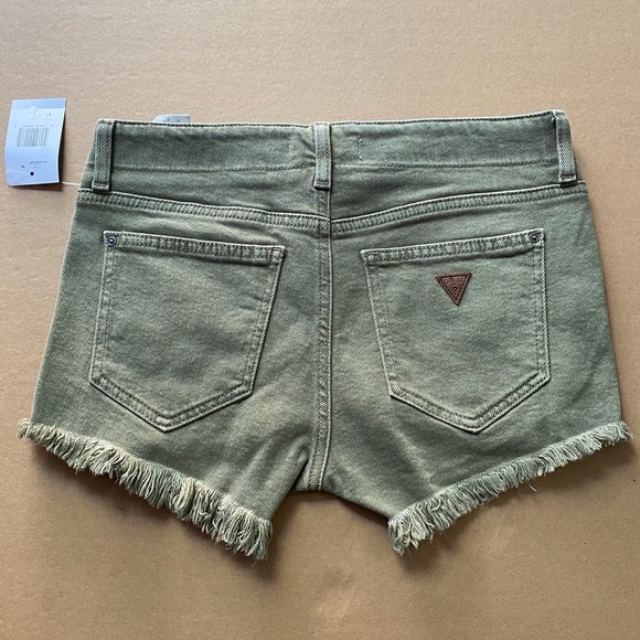 NEW GUESS Destroyed Skinny Denim Shorts SZ 27 - Picture 7 of 10